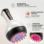 35-Level Lymphatic Drainage Massager, Type-C Heated Body Sculpting Machine & Cellulite Massage Tool, Metal Brush Fascia Blaster for Belly Fat & Pain Relief - Image 2