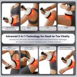 35-Level Lymphatic Drainage Massager, Type-C Heated Body Sculpting Machine & Cellulite Massage Tool, Metal Brush Fascia Blaster for Belly Fat & Pain Relief - Image 7